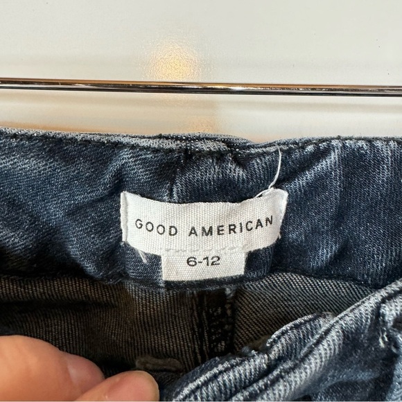 Good American Distressed Skinny Jeans Size 6/12 - Picture 5 of 6